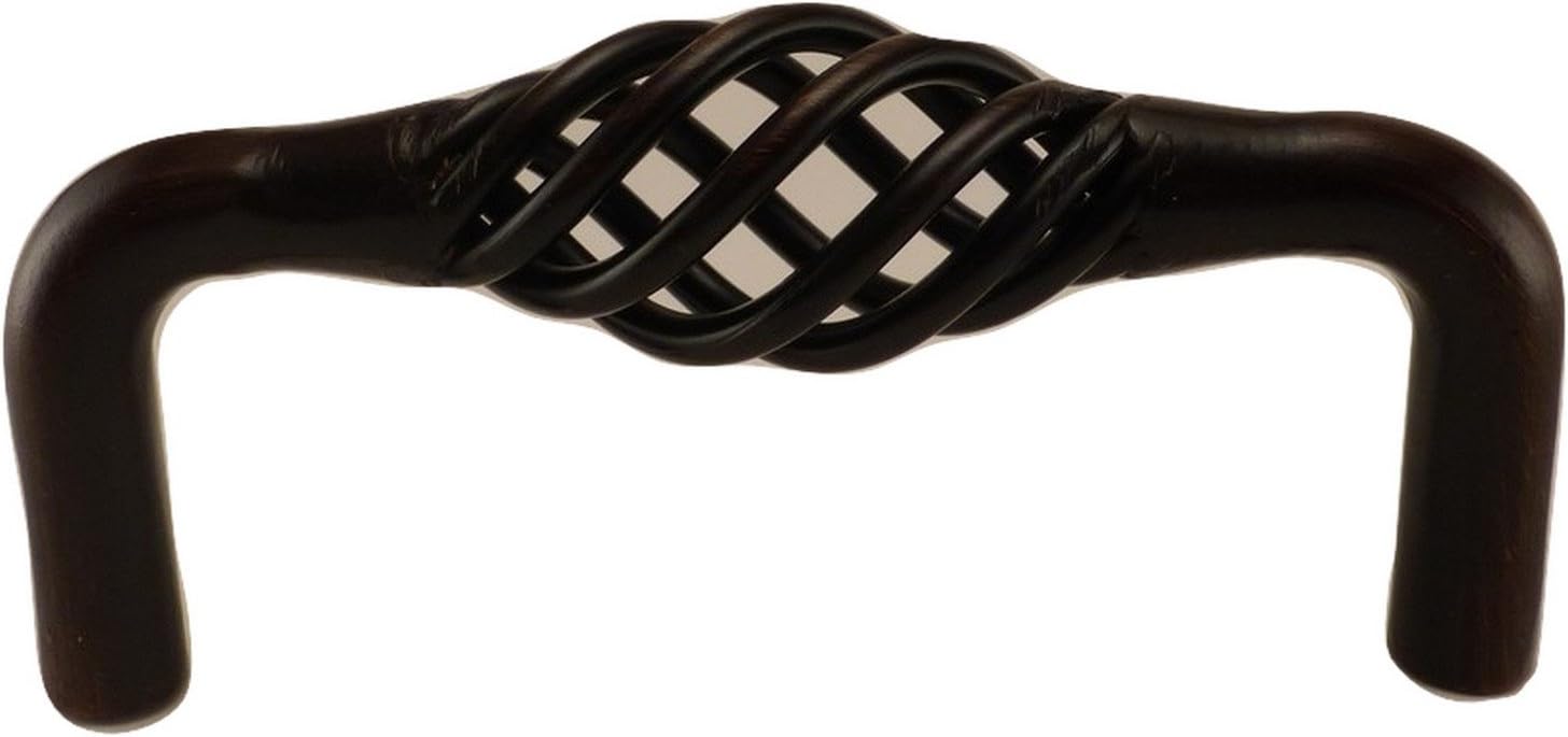 896ORB-10 Bird Cage Kitchen Bath Cabinet pulls Oil Rubbed Bronze 3" or 76mm (Pack of 10)