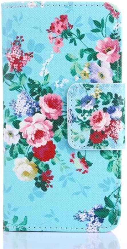 M8 Mini Case HTC One M8 Mini Flip Kickstand Case,Bat King Chrysanthemum Pattern [Magnetic] Style Premium Leather Case Wallet Flip Stand [Flap Closure] Cover Case for HTC One M8 Mini