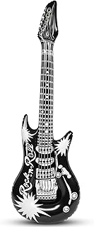 Inflatable Guitar | Blow Up Guitar Prop | Party Decorations | 37 Inches (Black)