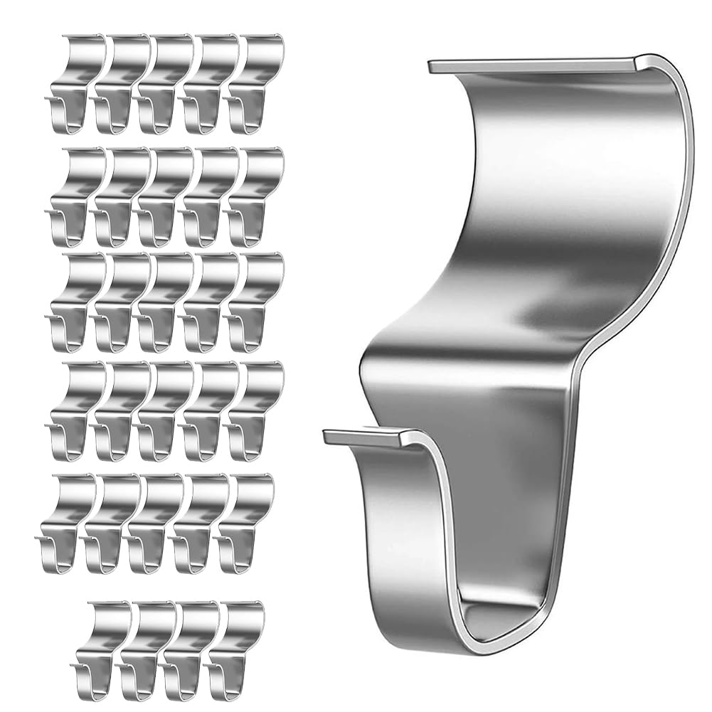 Turodeuo Vinyl-Siding Hooks for Hanging Outdoor, Upgrade Heavy Duty Hooks for Siding 30PCS