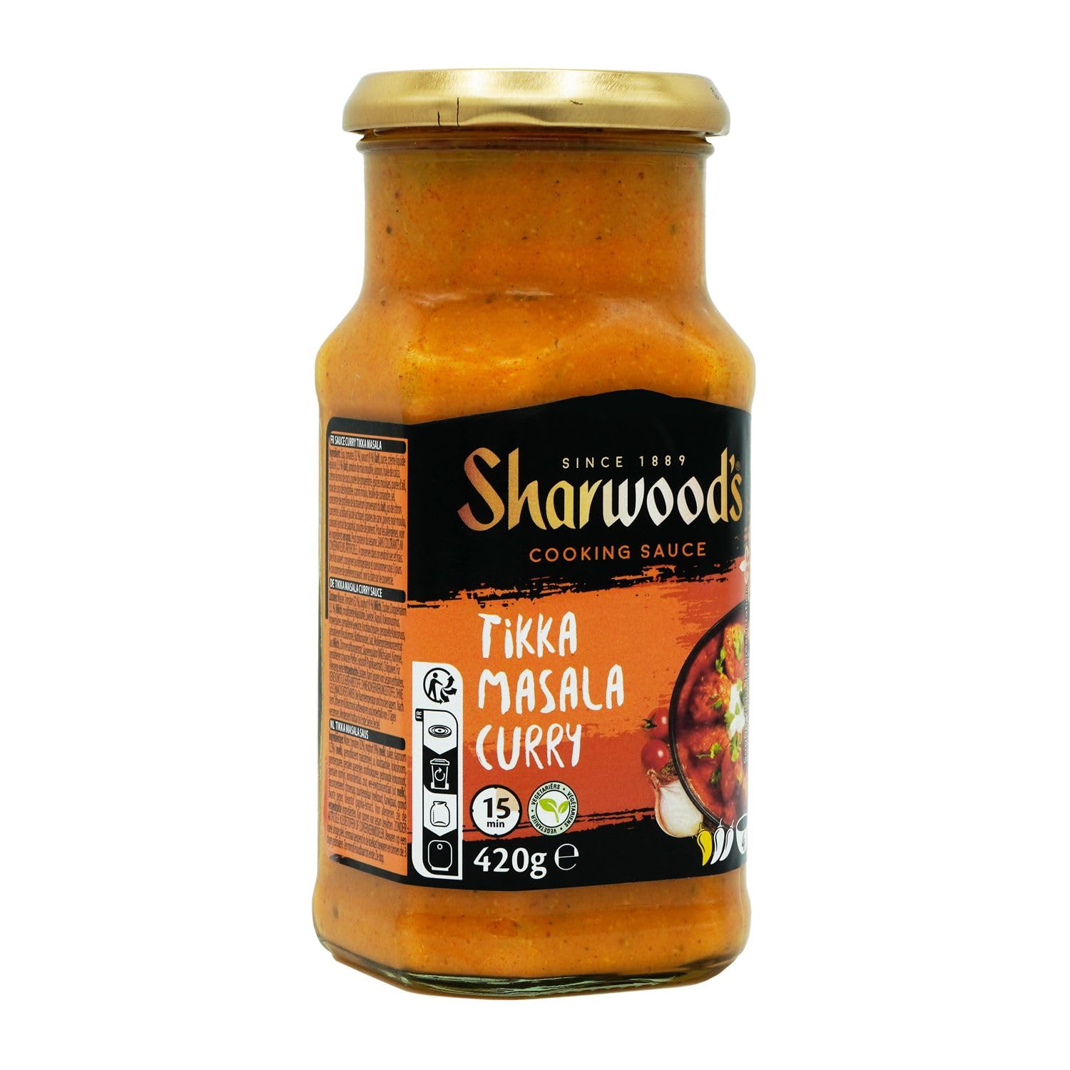 Sharwood`s Tikka Masala Kochsauce, 6er Pack (6 x 420 g)