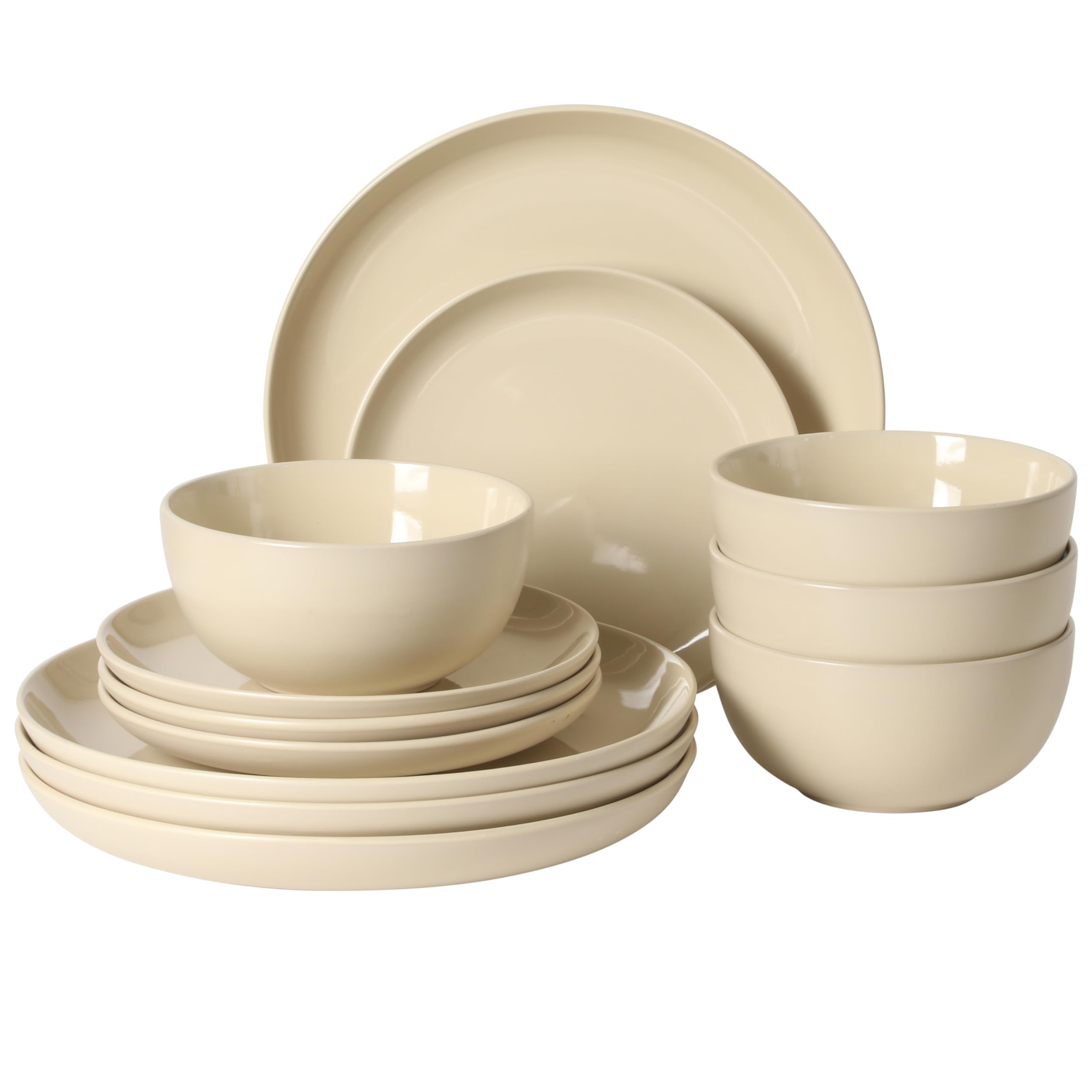 Gibson Home Rockaway Matte Glaze Dinnerware Set