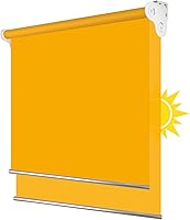 Vista 14 de PASSENGER PIGEON Persianas enrollables sin cordón, de doble tela negra, oscurecimiento de la habitación y filtrado de luz en una pista, persianas