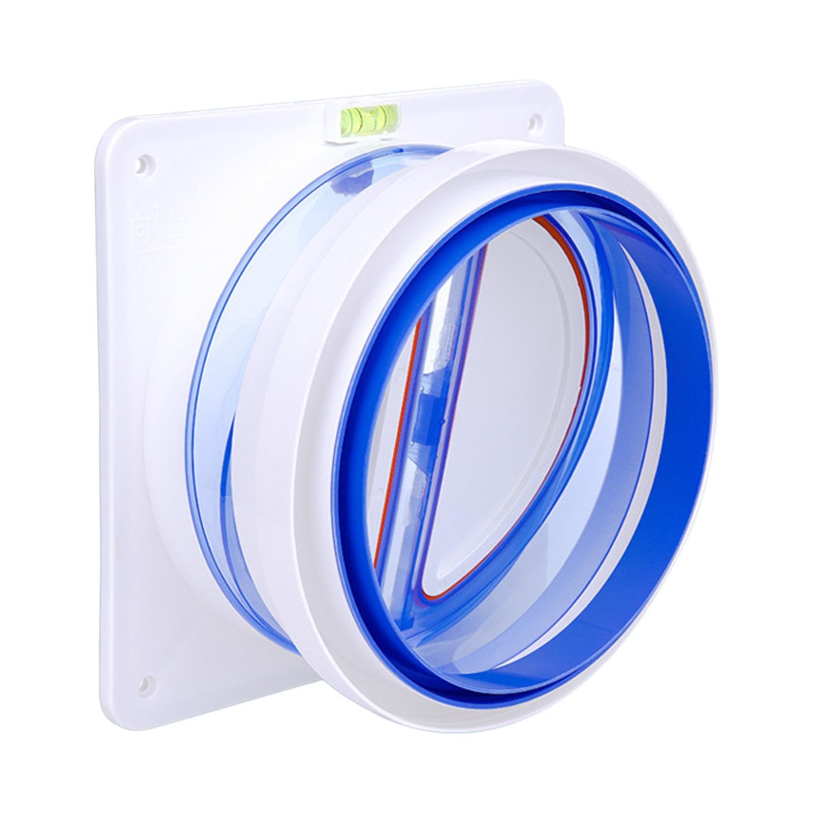 Qlecxzi Detachable Backdraft Damper Vent Backdraft Damper Inline Extractor Fan Wall Mounted Air Duct Check Valve Efficiency And Sealing Detachable Vent For Style C