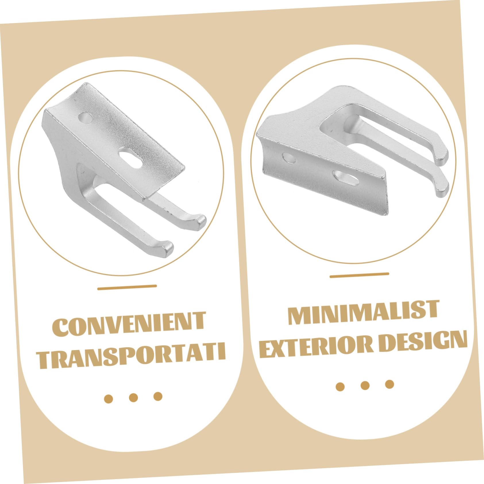 5 Pezzi Gancio Anteriore per Monopattino Elettrico Accessorio Robusto per Trasporto Borse Compatibile con e Resistente