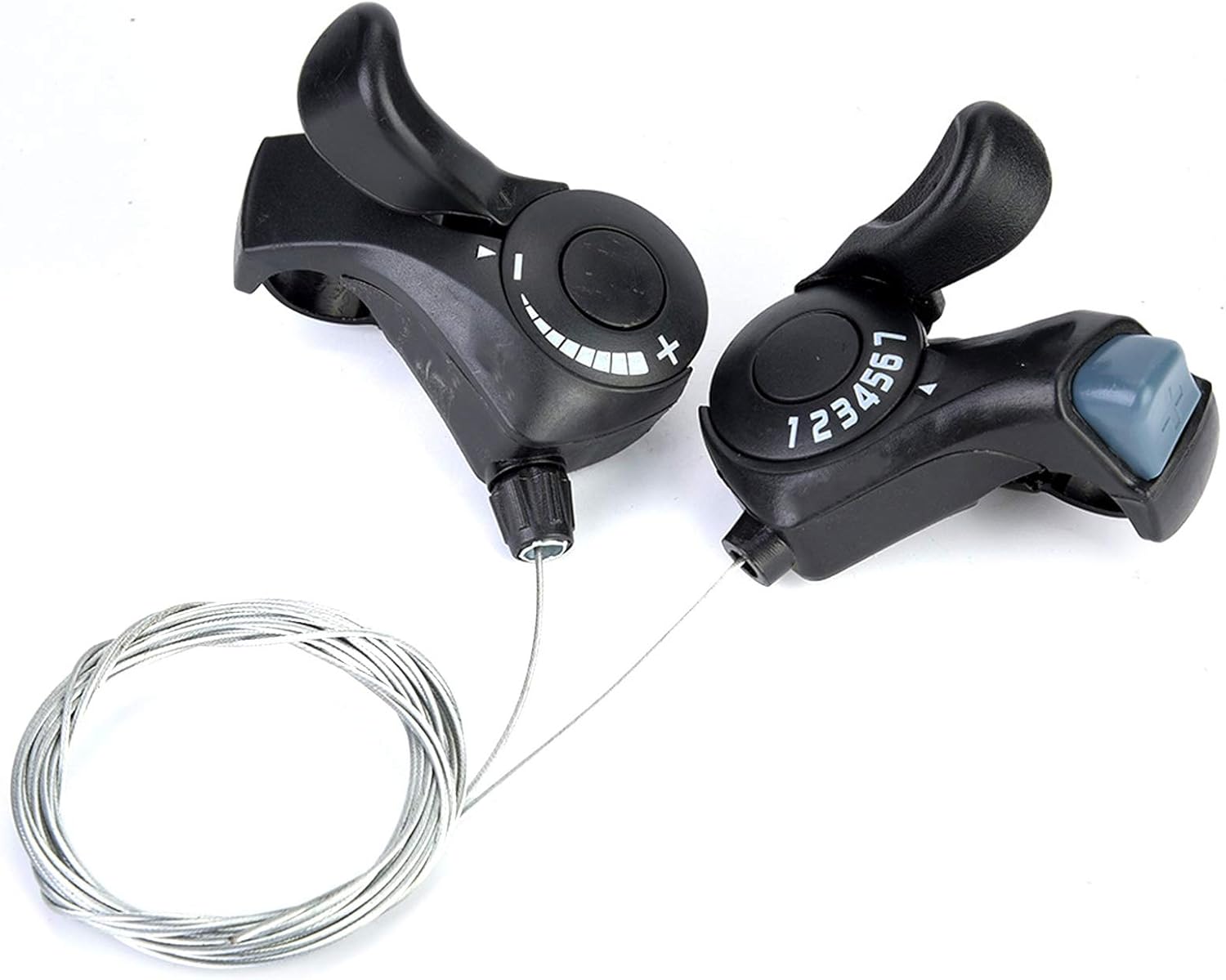 Yagosodee Bicycle Thumb Gear Shifter,3x7 Speed Thumb Gear Shifter