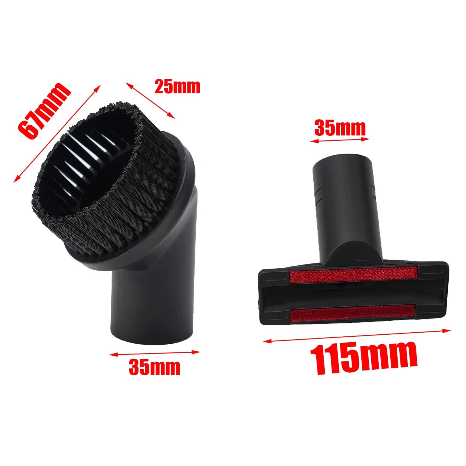 5 sztuk Praktyczny Zestaw Dysz Odkurzacz Głowica Szczotki Części Czyszczące 35mm Akcesoria Adapter Narzędzia