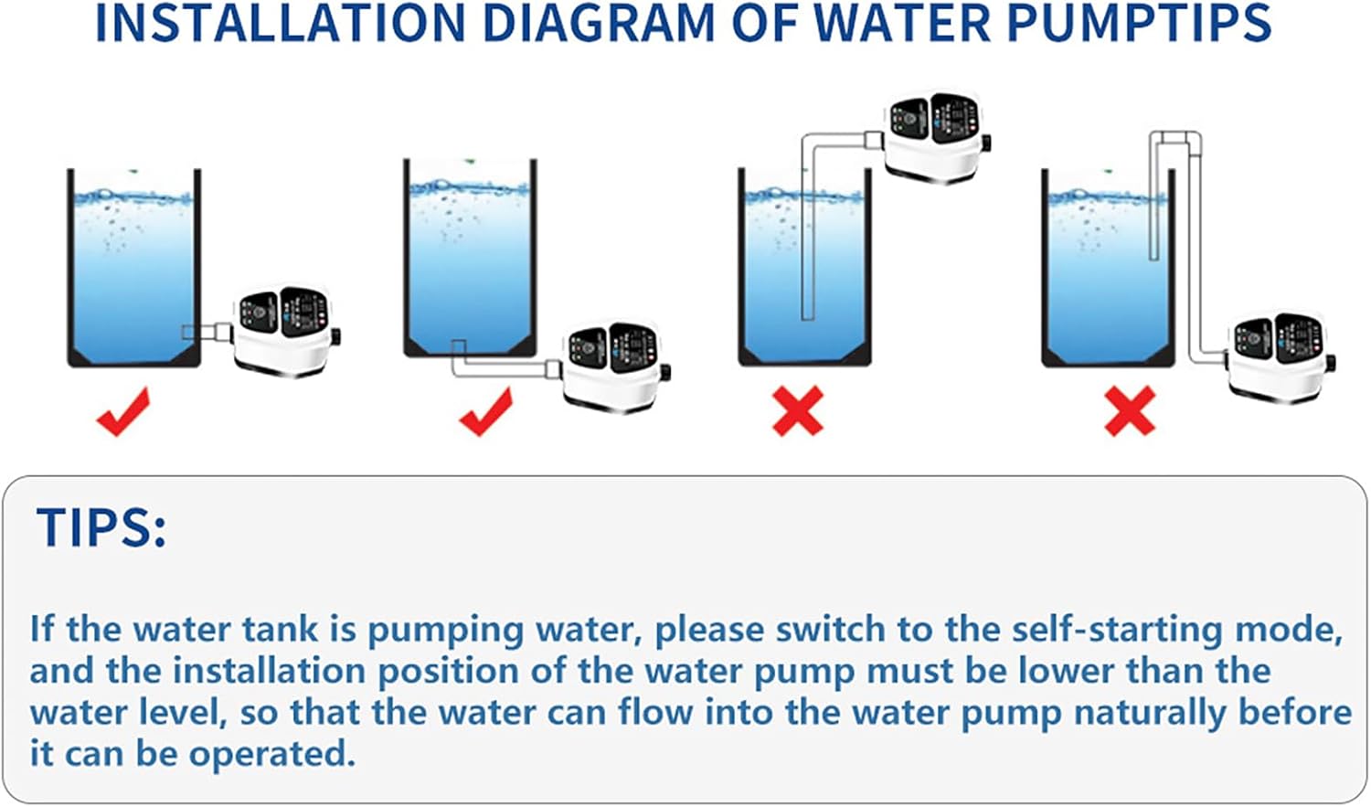 24V 100W Water Pressure Booster Pump, Automatic Intelligent Sensing Shower Pump, 25L Per Minute, Water Pressure Booster Pump for Home (100‑240V US Plug)