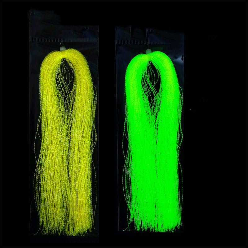 Hebras holográficas luminosas para pesca 12.6 pulg miniatura 2