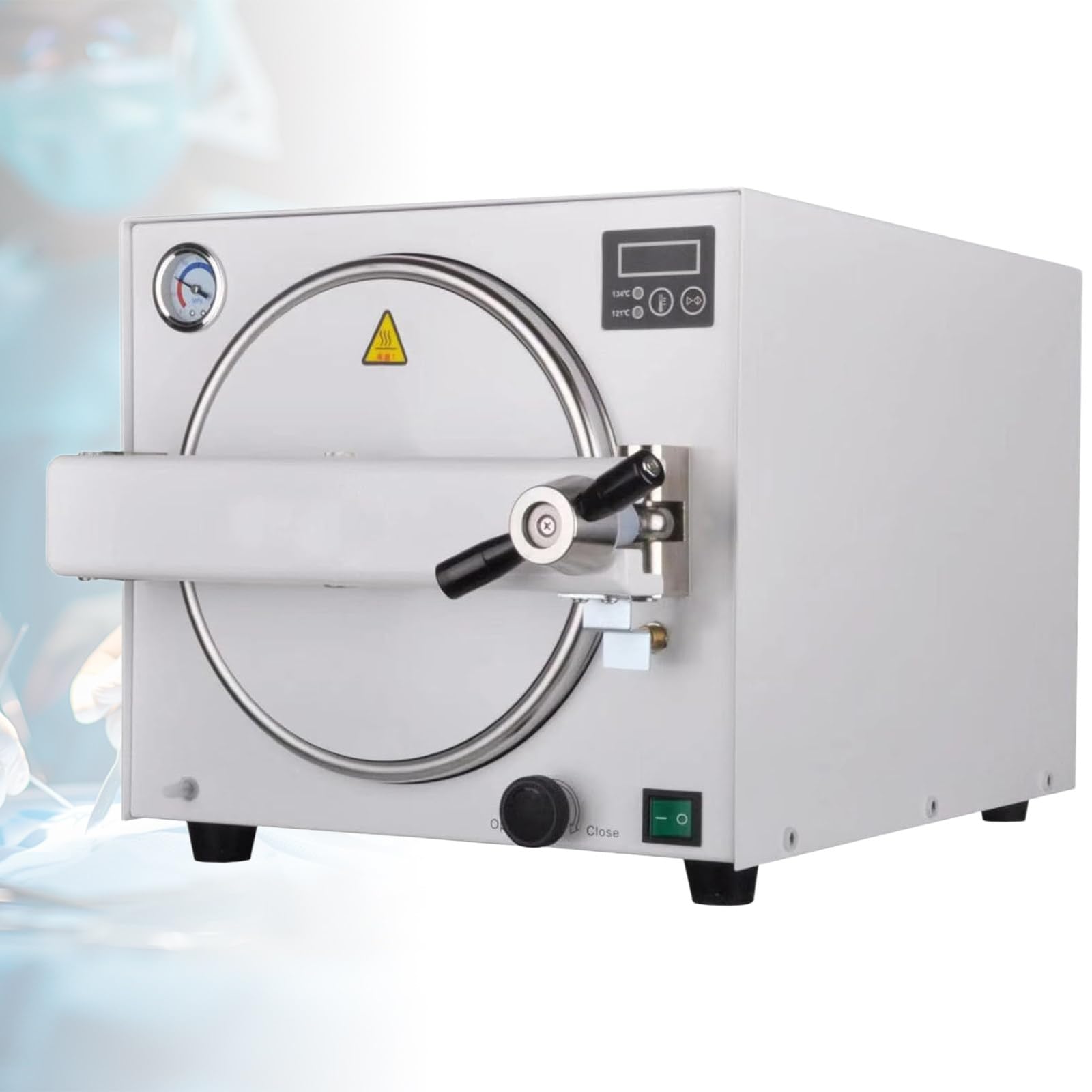 Vapore di Vuoto Dell'autoclave dell'Acciaio, Sterilizzatore Dell'Autoclave del Vapore, con la Struttura dell'Acciaio Inossidabile 304, per Autoclave a Vapore per Macchina da Laboratorio