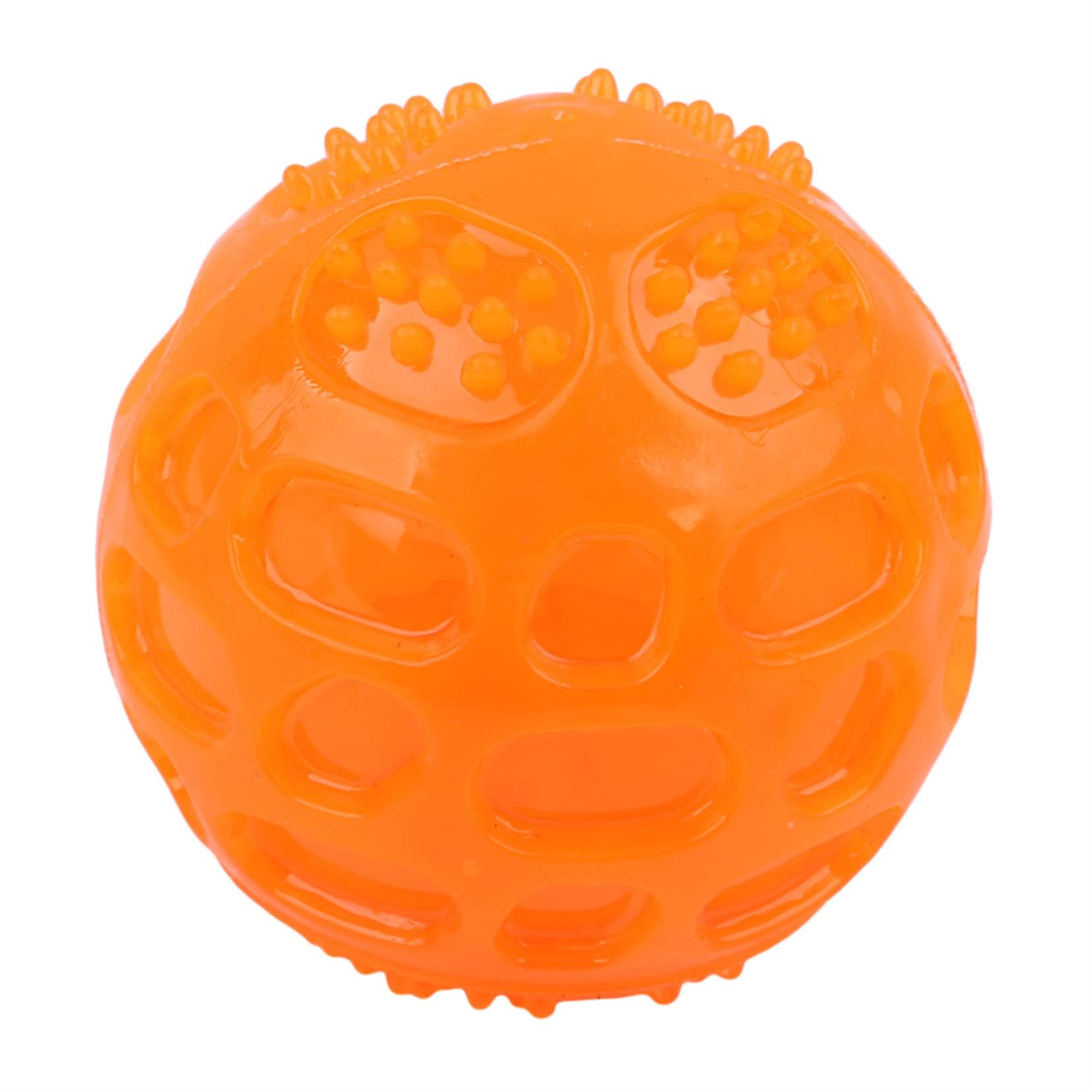ShanLily Dog Squeaky Ball, Durable Pet Squeak Chew Bouncy Rubber Toy Balls for Small Large Dogs Exercise Training Playing