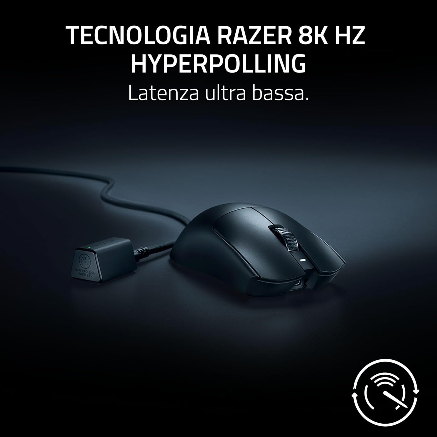 Razer Viper V3 Pro - Mouse da gioco Esports senza fili ultraleggero (HyperPolling 8K Hz - Mouse gaming - Immagine 5