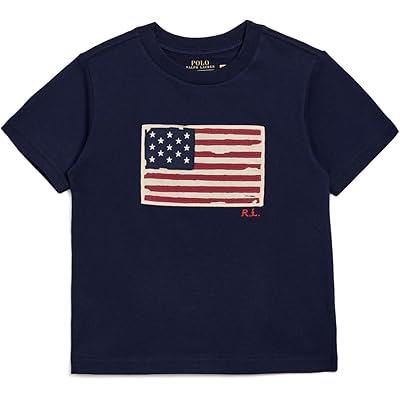 Polo Ralph Lauren Kids Flag Cotton Jersey Tee (Toddler/Little Kid)