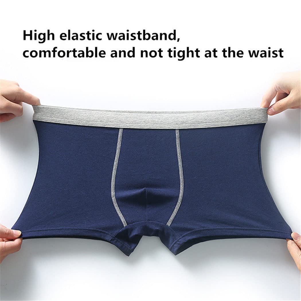 keusyoi 5 Stück große Boxershorts, Herren-Unterwäsche, Unterhosen, Jungen, Höschen, Baumwolle, Unterhosen