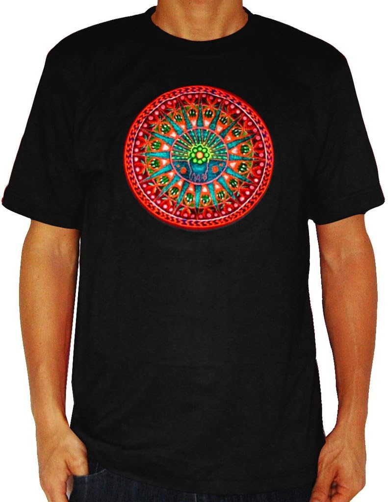 Peyote Cactus Mandala UV Shirt Flower of Life Mescaline