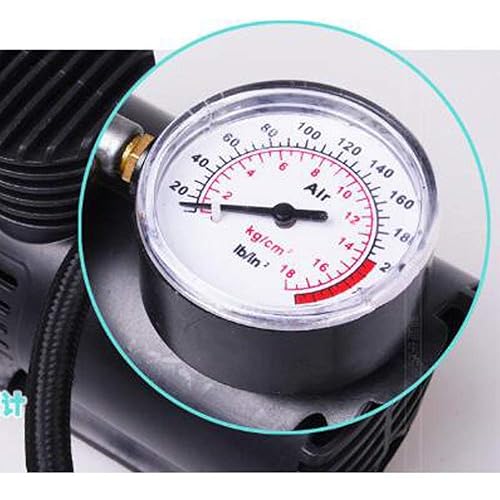 Miniatura 7 de Bomba grande grande del neumático del coche de la bomba de aire del neumático del coche de 12V 60W mini