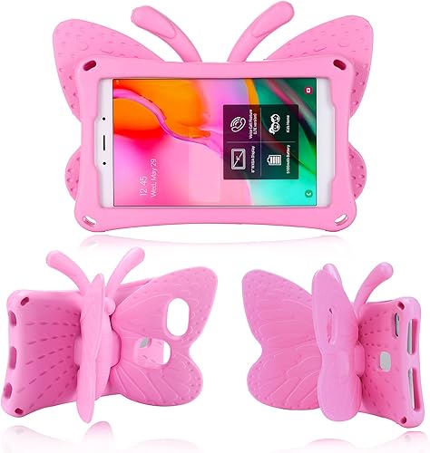 Compatible con Lenovo Tab M9 2023 - Bonita funda de mariposa con soporte para niños y niñas, ligera, EVA, resistente, a prueba de golpes, cubierta