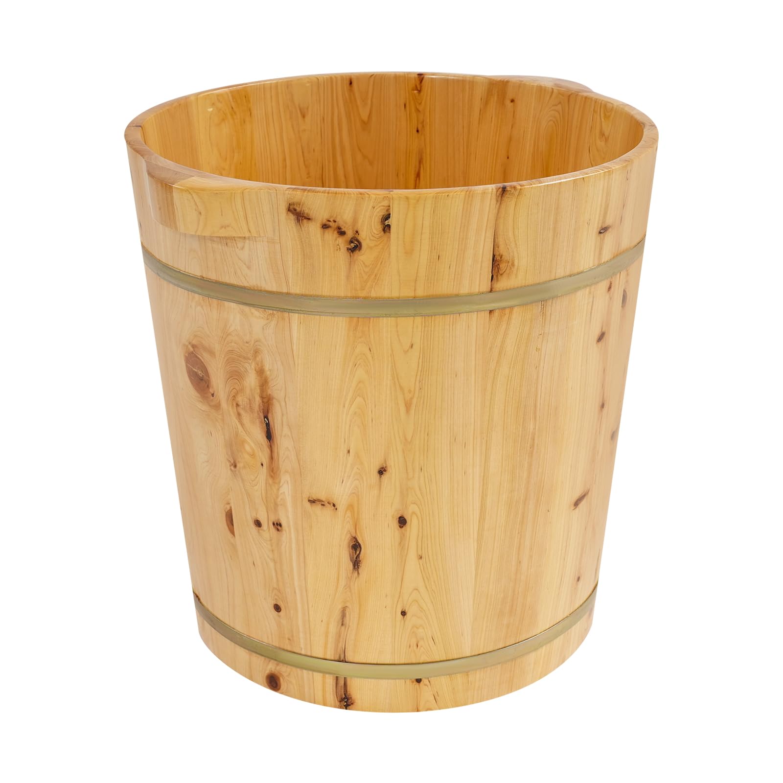 Baignoire à pieds en bois GroBe - Seau de bain de pieds - 12 mm d'épaisseur