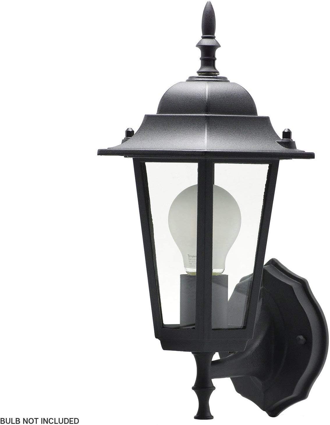 Tор Brаndѕ eTopLighting [4Pack] Matte Black Aluminum Exterior Outdoor Wall Lantern for Porches, Entrances, Garages, Patios, APL2238