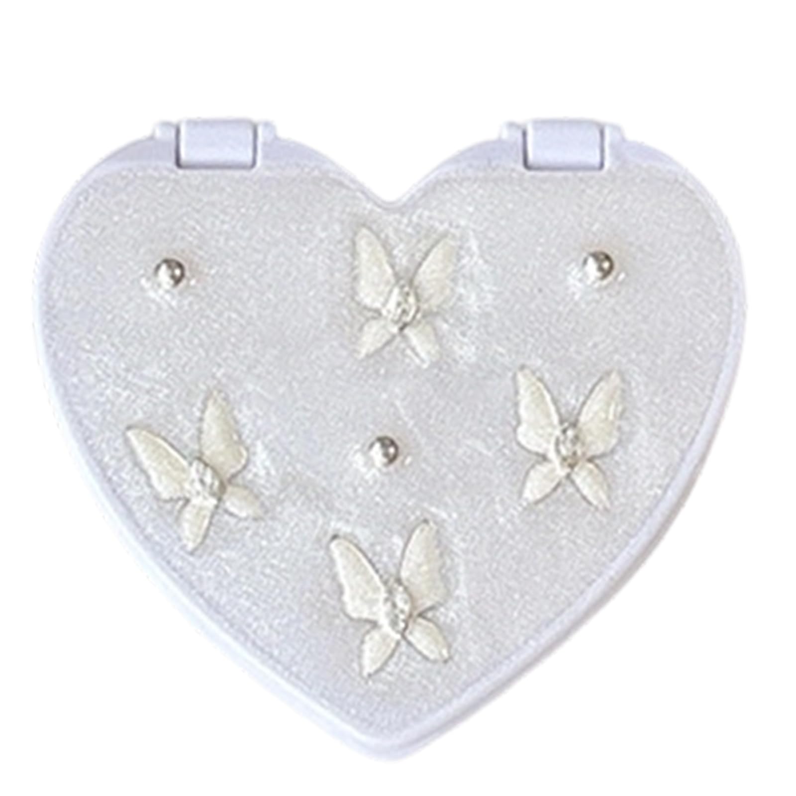 Tfaoys A Decorative Mirrour For Phone Heart Shaped Resin Decor Ccent With Reflective Center For Desk Shelf Vanity Corner Bedroom Room Display Decor Minis Phone Mirrour Decorative Heart Ccent Reflective Resin