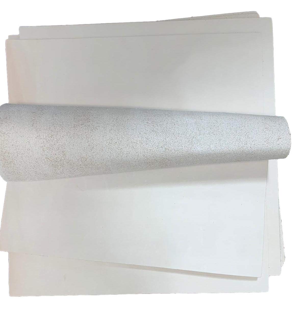 The Tannery NYC Natural Grain Cow Leathers: 12'' x 12'' Pre-Cut Leather Pieces (Natural Veg Tan, 1 Piece)