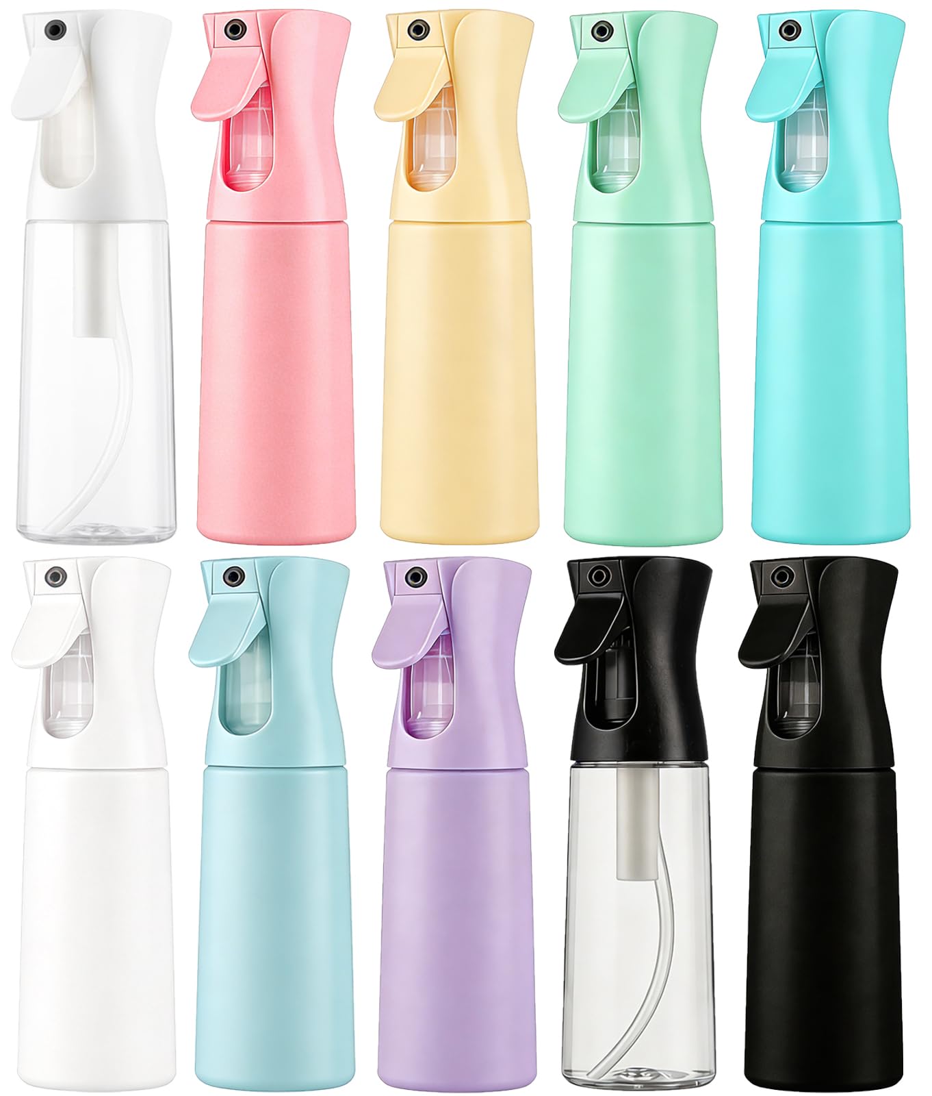 Vaporisateur pour cheveux lot de 10 flacons de coiffure brume ultra fine continu