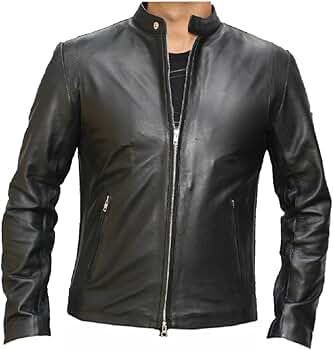 [H]SHEEP LEATHER 70‘S SPORTS JACKET timeless-biker-style-men-s-