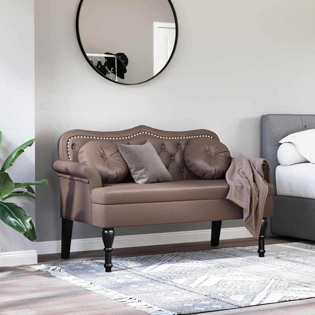 Festnight Sitzbank Esszimmer mit Lehne Chesterfield Küchensofa Küchenbank Esszimmerbank Essbank Polsterbank Kleine Sofa Bank 2 Sitzer 120,5x65x75 cm Kunstleder