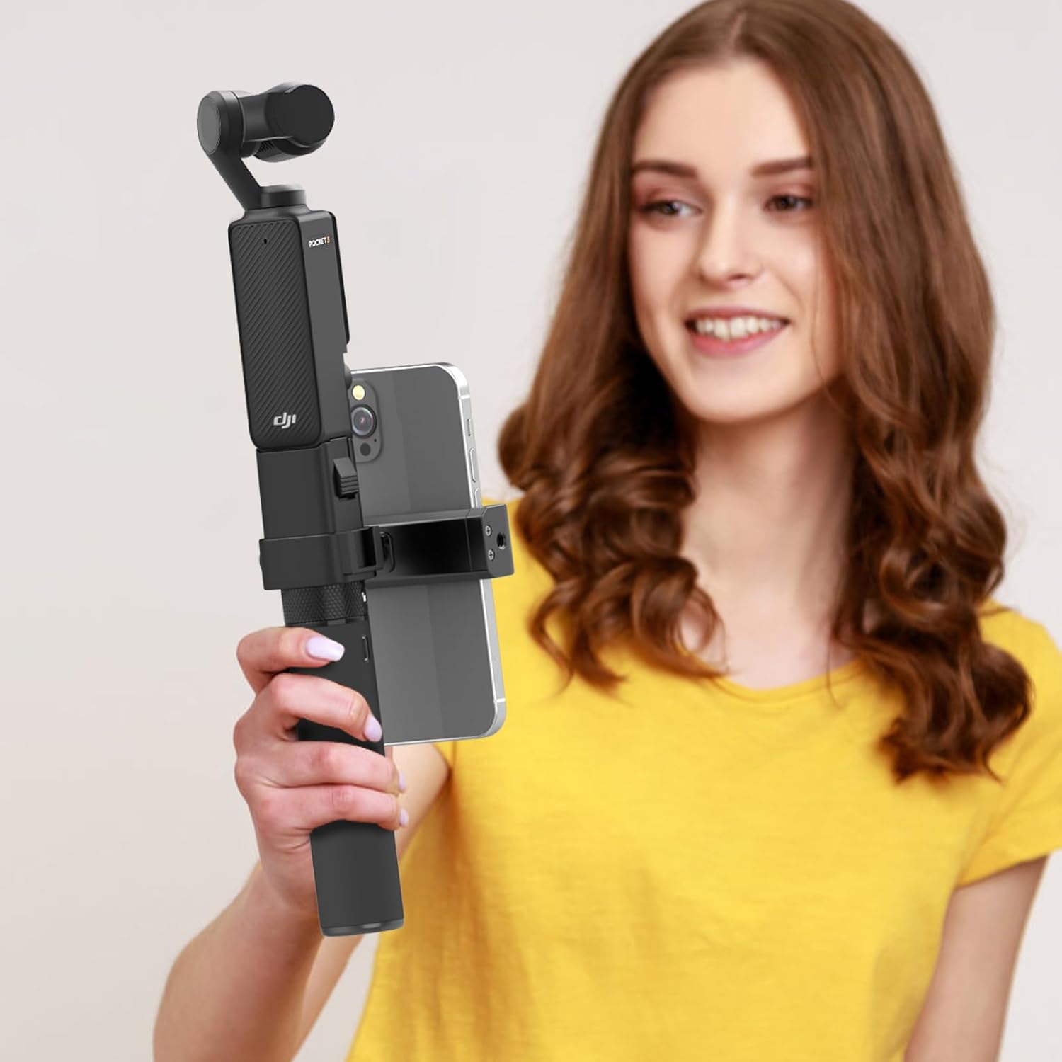 Smatree Portable Osmo Pocket 3 Power Stick (Power Bank) Compatible for DJI Osmo Pocket 3, Handheld Smartphone Holder Mount Bracket Only for DJI Osmo Pocket 3 Camera