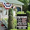 Yesuavt 250 Year America Anniversary Garden Flag Anniversary Usa Flag 12x18 Inch Outdoor We The People 1776 Patriotic American Garden Flags for Outside House Yard Decor #2