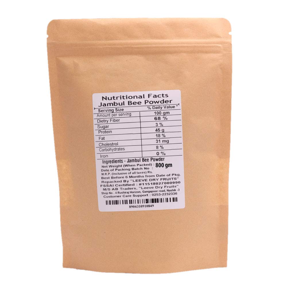 Leeve Dry Fruits Jambul Bee Powder - 800 G - Image 2 thumbnail