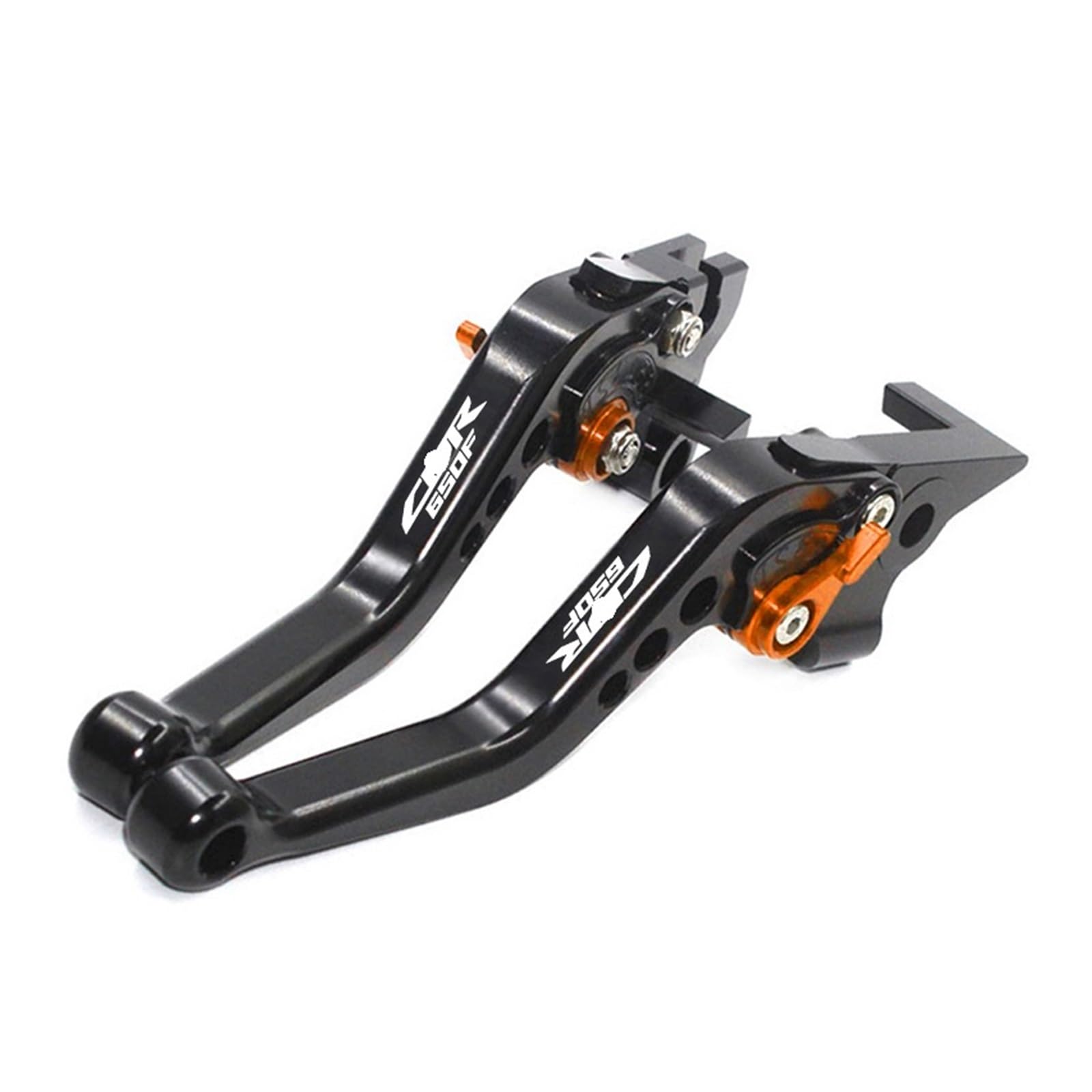 Wkdyriwo Black4 For Hon&Da Cbr650f 2014-2018 Cbr 650F Motorcycle Short Brake Clutch Lever Aluminum Cnc Adjustable Motorbike Motorcycle Brake Clutch Levers
