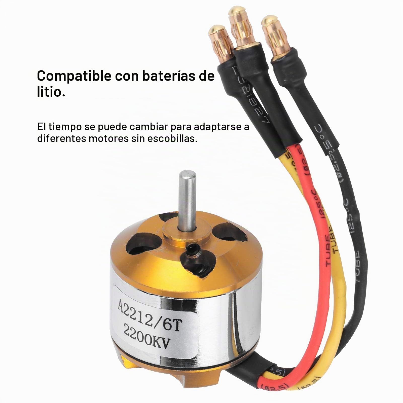 Yctze Kit de Motor de Avión de Control Remoto RC con Motor 2212 KV2200, Hélice 6035, ESC 30A, Servo y Juego XT60 - Piezas de Avión Eléctrico Universales y Duraderas