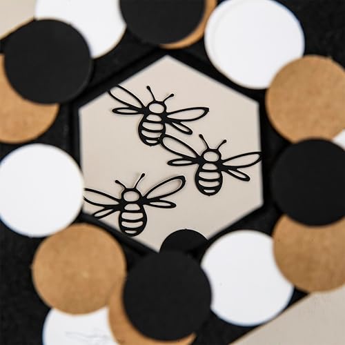 Miniatura 6 de Confeti de abejorro - Decoraciones de fiesta temática de abejas para baby shower, cumpleaños (200 unidades)