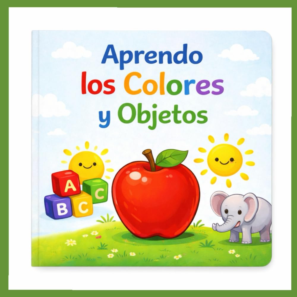 Aprendo los Colores y Objetos: Libro educativo infantil para primeros lectores