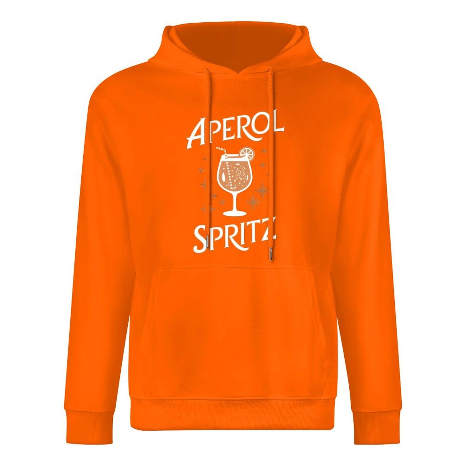 Unisex Aperol Spritz Hoodie – Lustiger Kapuzenpullover für Karneval und Aperitivo-Momente, Aperol Spritz Desig