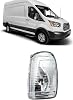 Wing Mirror Side Mirror Indicator Light Lens Cover Fit For Ford Transit T150 250 350 2015 2016 2017 2018 2019 2020 2021 MK8 2014 Onwards,Right Passenger Sid