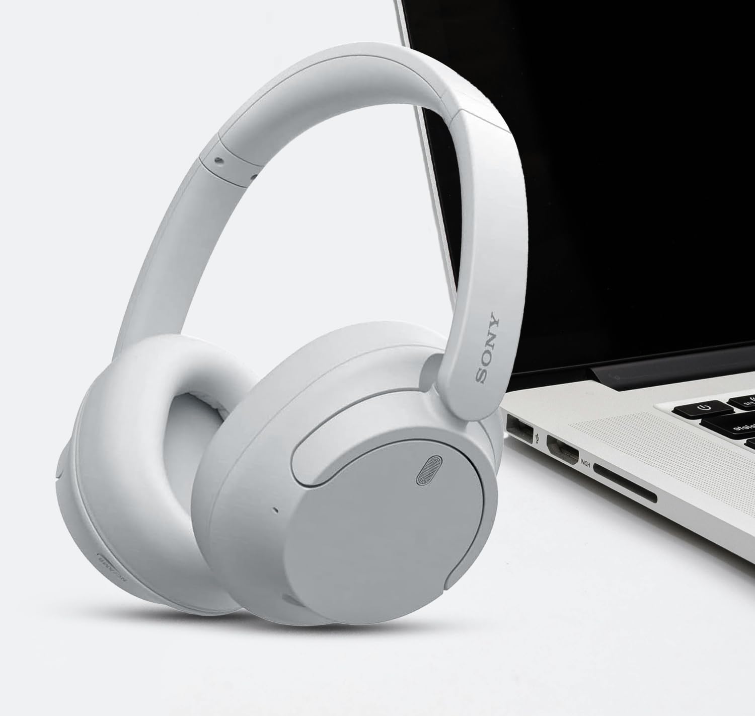 GVOEARS Replacement Ear Pads for Sony WH-CH700N / WH-CH710N / WH-CH720N / WH-XB900N Headphones, Earpads Cushions with Soft Protein Leather, Memory Foam - White - Image 8