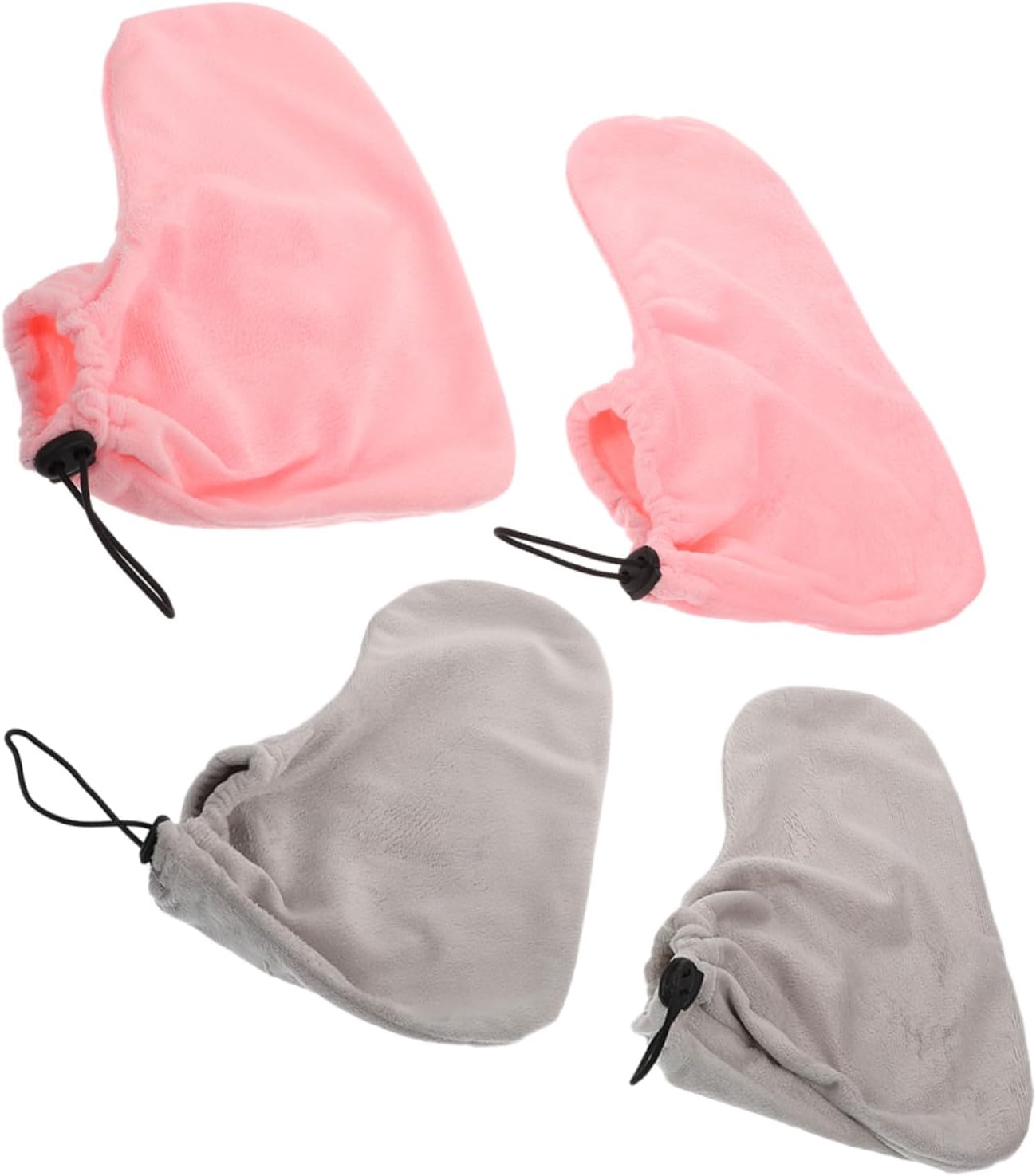 2pairs Paraffin Wax Foot Cover of Thermal Foot Wraps for Home Salon Use Cotton Material Easy to Clean Reuse for Hot Wax Treatments and Moisturizing Therapy