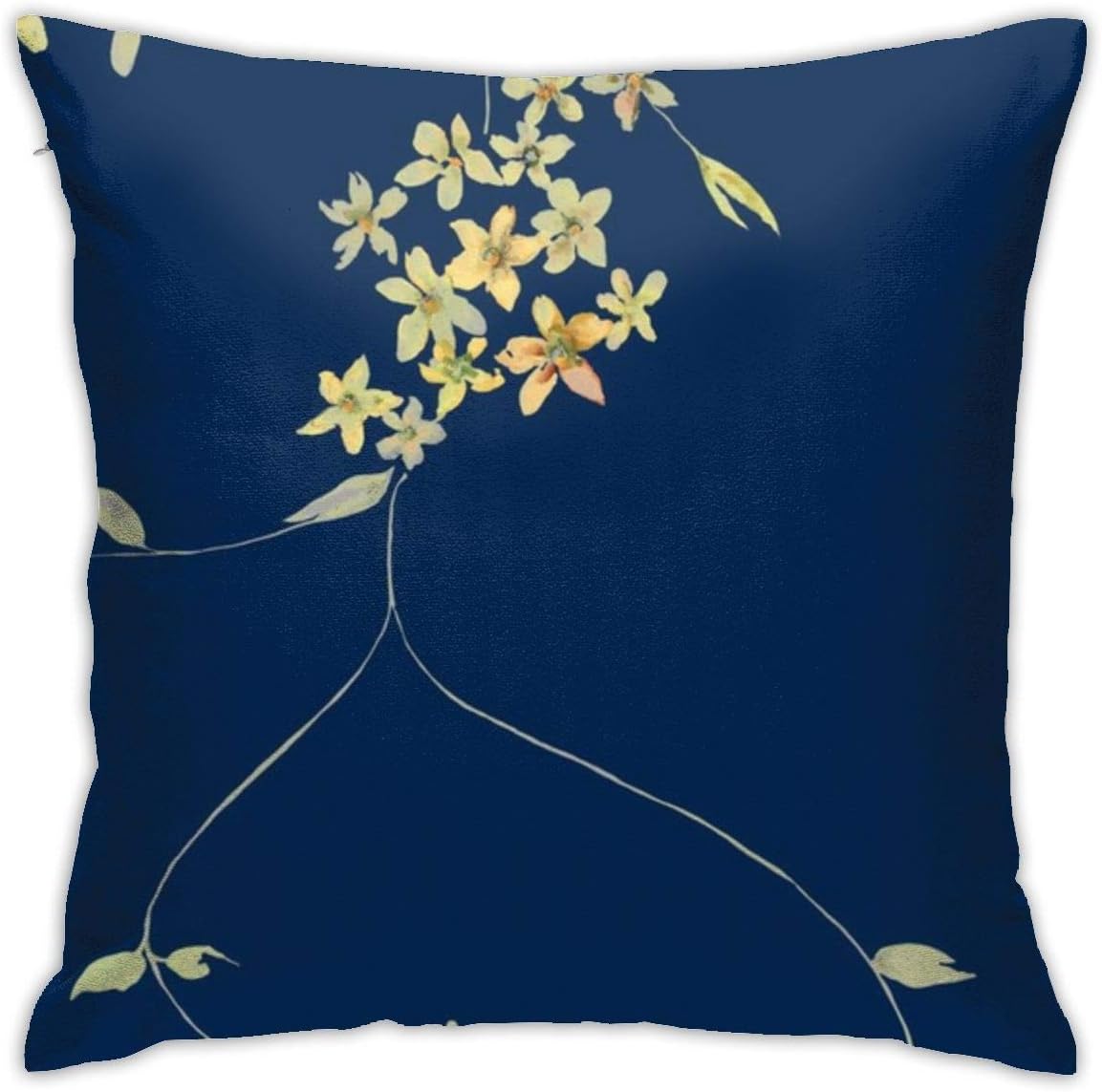 Throw Pillow Cover Alexandra Blue Big Pillow Case Home