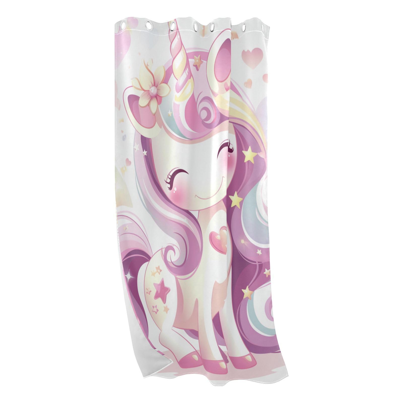 Rideaux occultants licorne anti-lumière pour nuit paisible