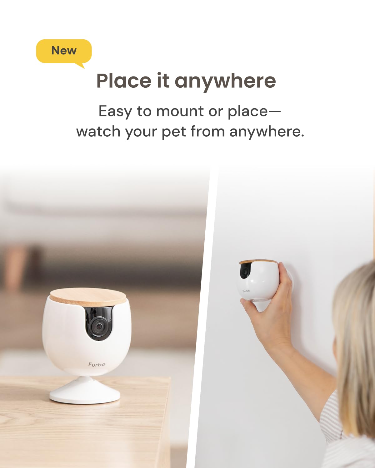 Furbo 360° Dog Camera + Mini [New Subscription Required at Setup] 2-Camera Bundle Nanny Pro Subscription: Dog Safety & Home Security Alerts, Pet Camera with Speaker, Phone App & Night Vision - image 8