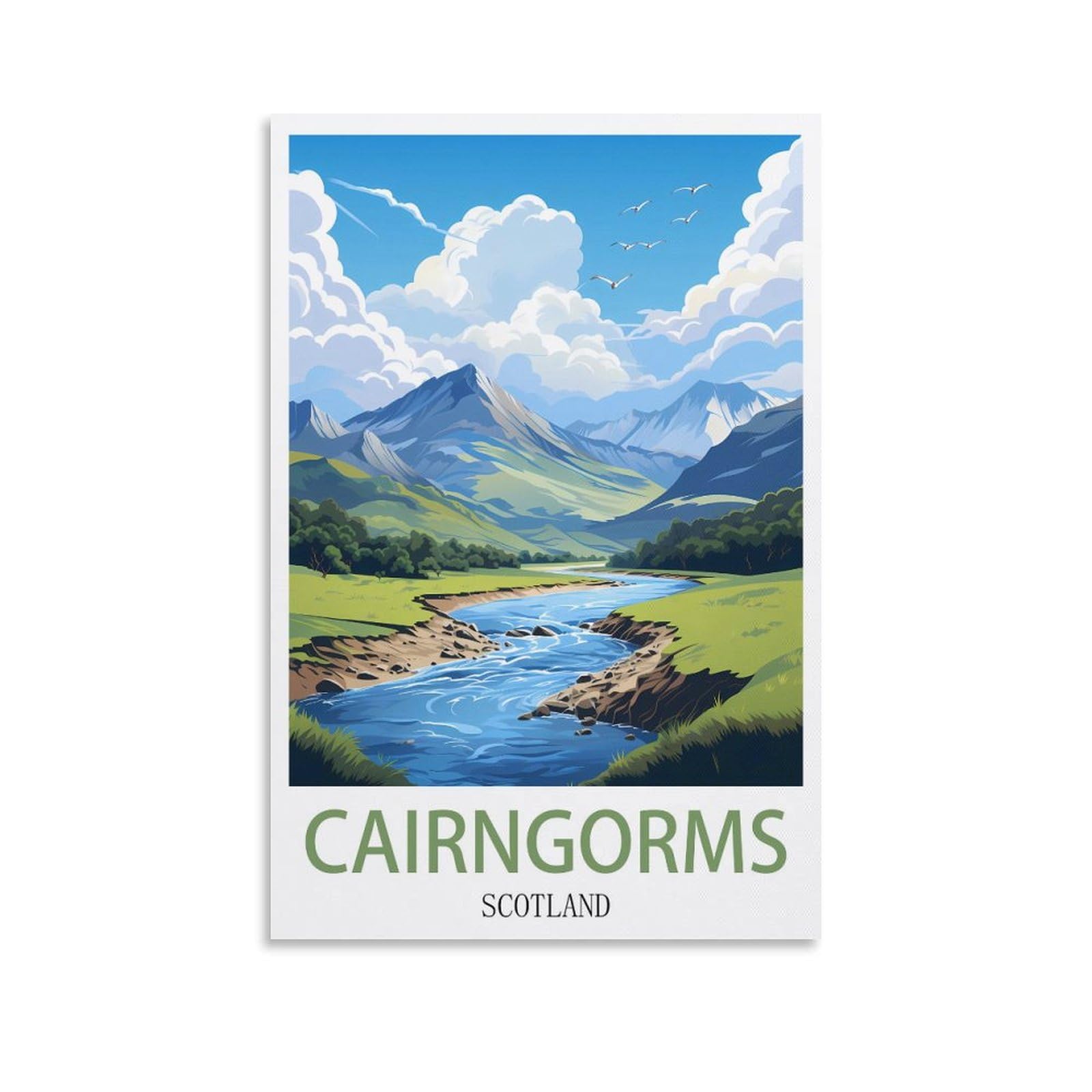 Funny Tin Signs,Cairngorms Scotlands,Funny Vintage Metal Sign Plaqu Poster Wall Art Pub Bar Kitchen Garden Bathroom Home Decor 15x30cm