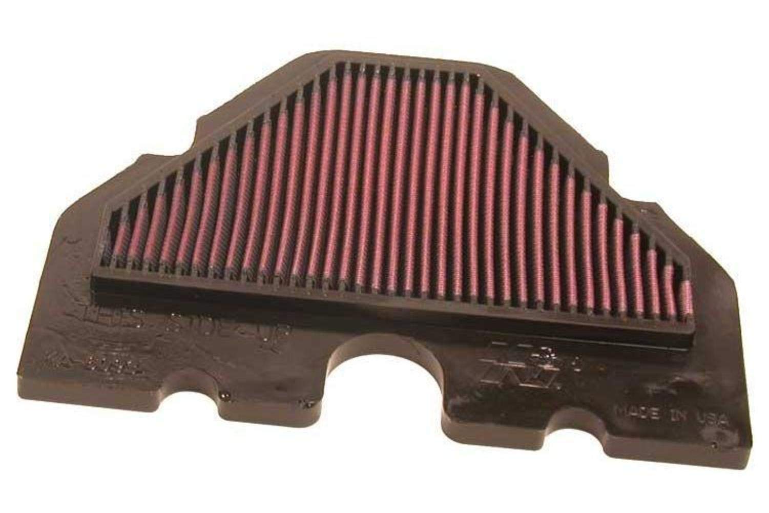 K&N KA-6093 Motorrad-Luftfilter Rot – Waschbar & Wiederverwendbar Für Erhöhte Leistung