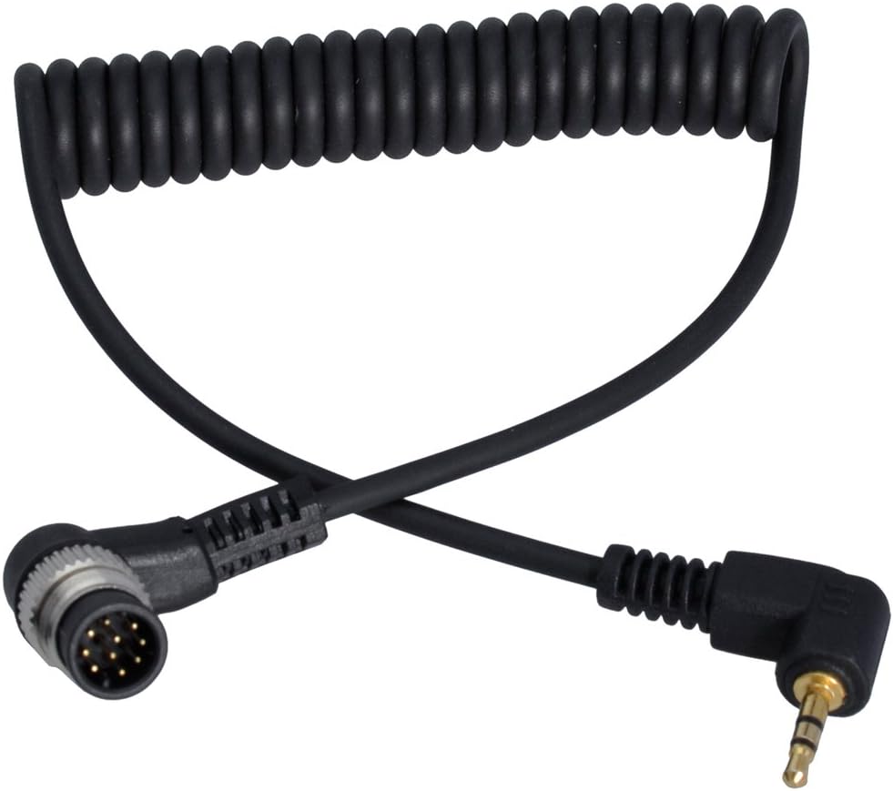 Neewer 2.5mm-N1 Off Camera Remote Shutter Release Connecting Cord Cable for Nikon D800 D700 D300 D300S D4 D3S D3X D3 D200 N90S F5 F6 F100 F90 F90X / FUJI S3 S5 Camera Flash Trigger