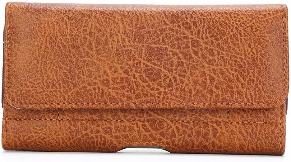 Leather Waist Wallet Mobile Phone Pouch Card Holder Men Belt Clip Case Bag Purse