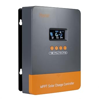 PowMr 60AMP MPPT Solar Charge Controller Fit for 12V/24V/36V/48V Auto, Lead-Acid Lithium Battery, MAX 160V 2800W Input Solar ChargeParallel Version