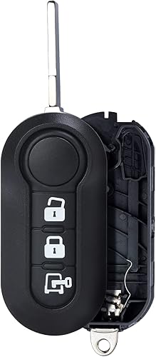 Miniatura 1 de Carcasa de repuesto para llavero de automóvil RAM ProMaster 1500 2500 3500 City 2015-2019 para Fiat 500 Ducato 3 botones, solo la carcasa de la llave