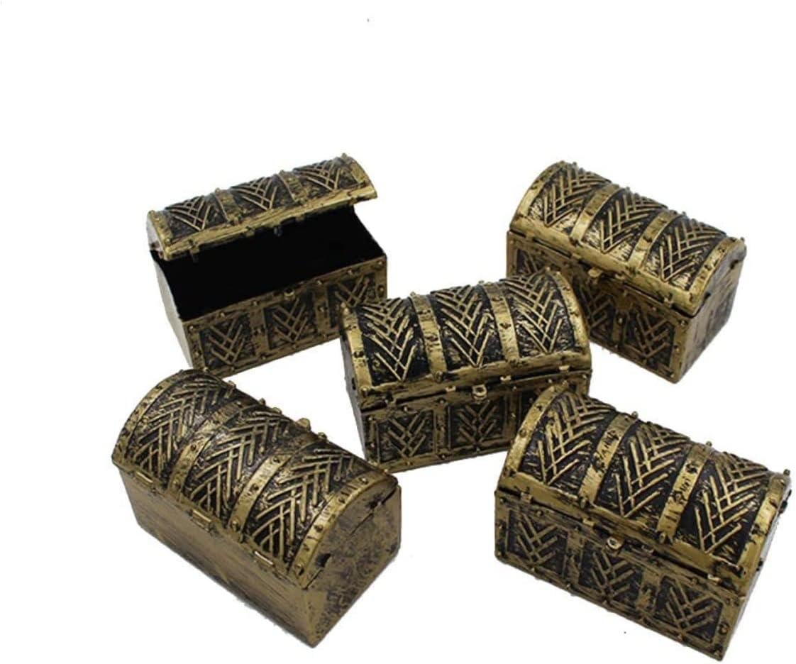 Small Treasure Chest 10 Pcs, Vintage Decor, Brown, 2in.. image 2