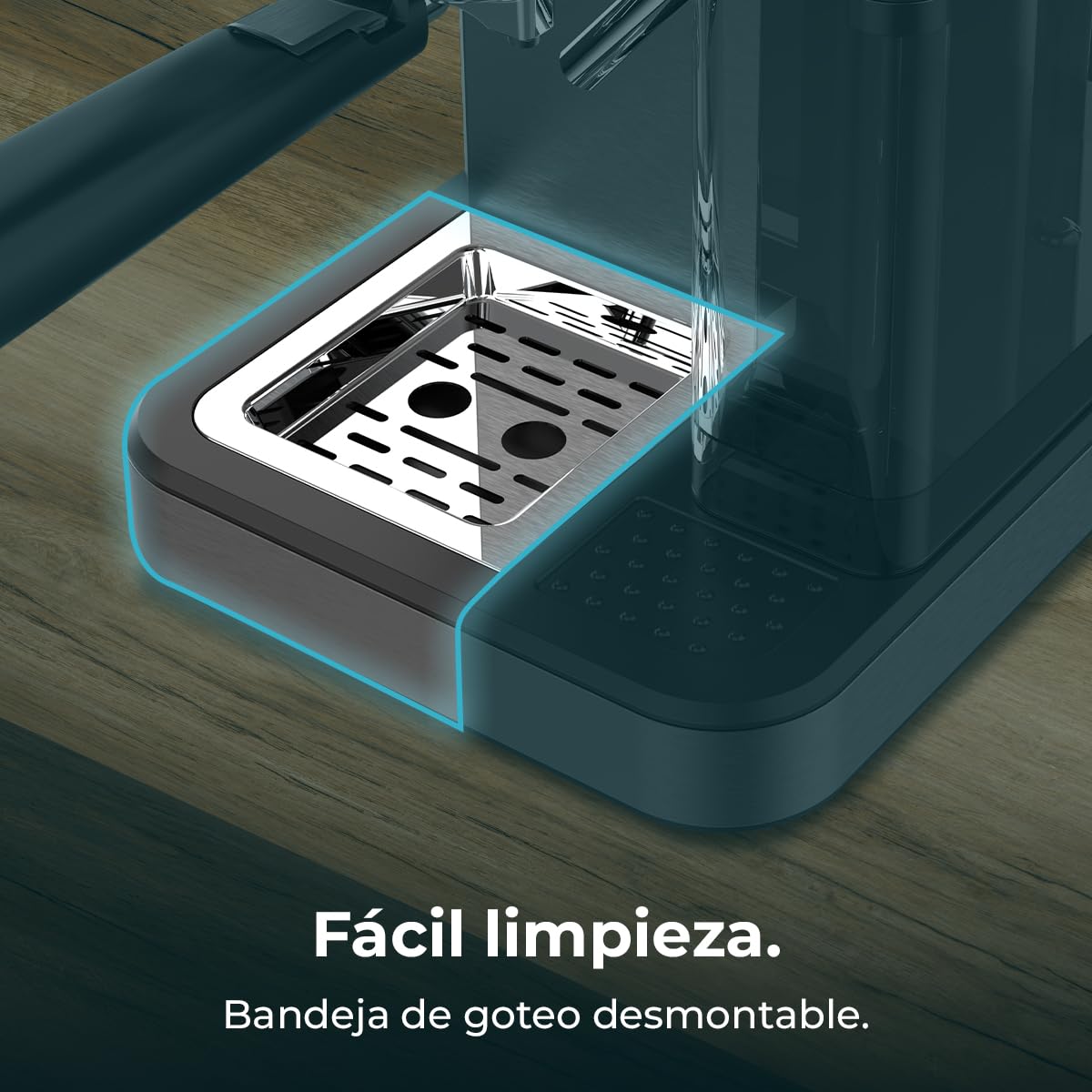Cecotec Ekspresy do kawy Cafelizzia ColdBrew Latte Półautomatyczne ekspresy do kawy 1350 W, 20 barów, ColdBrew, kolorowy ekran dotykowy, zbiornik na wodę 1,2 l i 1000 ml mleka, podgrzewacze, podwójne